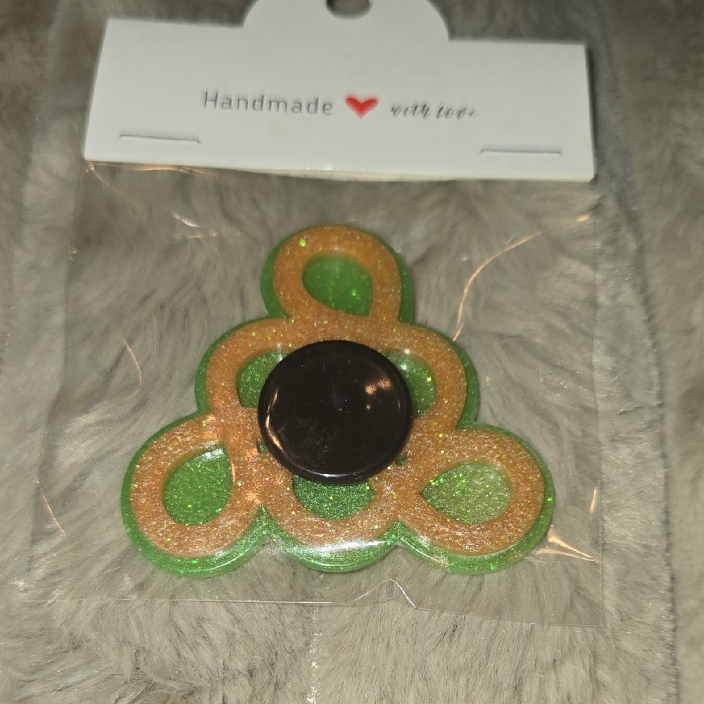 Handmade Green and Gold Kids Toy